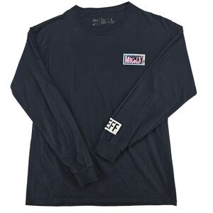 Disney Mickey Mouse Collection by NEFF Black Long Sleeve T-Shirt Mens Size L